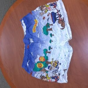 Vtg Quitman USA Happy Father's Day All Print Best Dad Shorts Mens XL